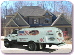 Residential oil delivery truck - Bain Oil Company